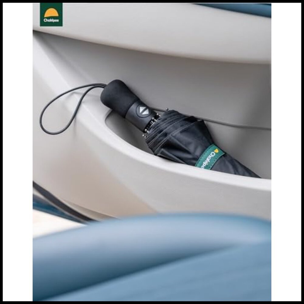 Compact Automatic Umbrella Windproof Portable Tra… - image 6